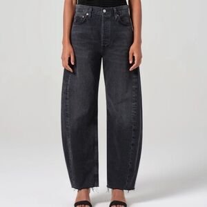 AGOLDE Luna High Rise Pieced Taper Jeans in Possess Size 27